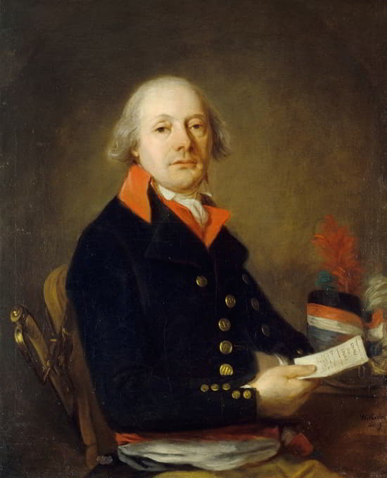 Jacques Wilbaut - Portrait d’un commissaire des guerres de l’an IX, présumé Pascalis