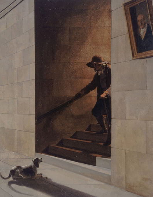 Louis Léopold Boilly - La Descente de l’escalier
