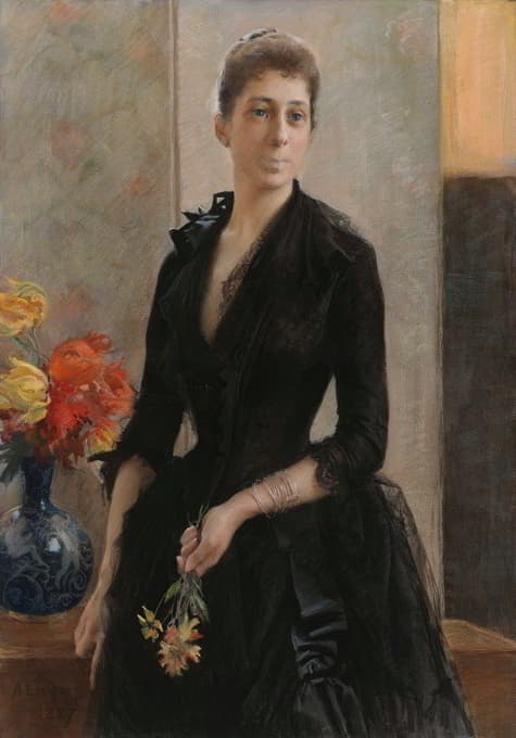 韦斯格伯·德·斯特拉盖维奇夫人的肖像，后来是R.Berenger夫人
