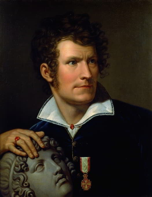 Rudolph Suhrlandt - Portrait Of Thorvaldsen
