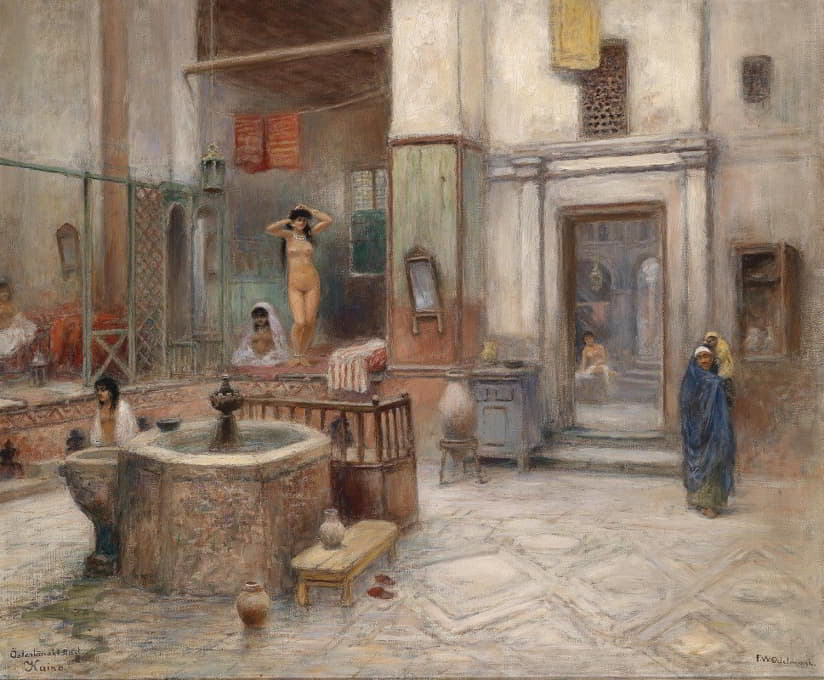 Frans Wilhelm Odelmark - Bad in Kairo