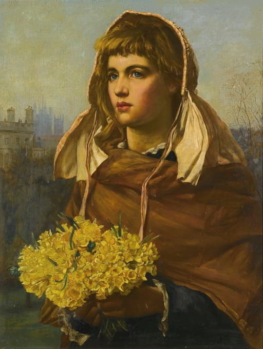 Valentine Cameron Prinsep - Fresh flowers from the country