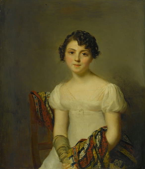 Firmin Massot - Portrait Of Andrienne-Constance Bourdillon