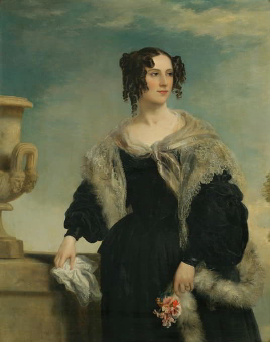 Follower Of Franz Xaver Winterhalter - Portrait Of A Lady