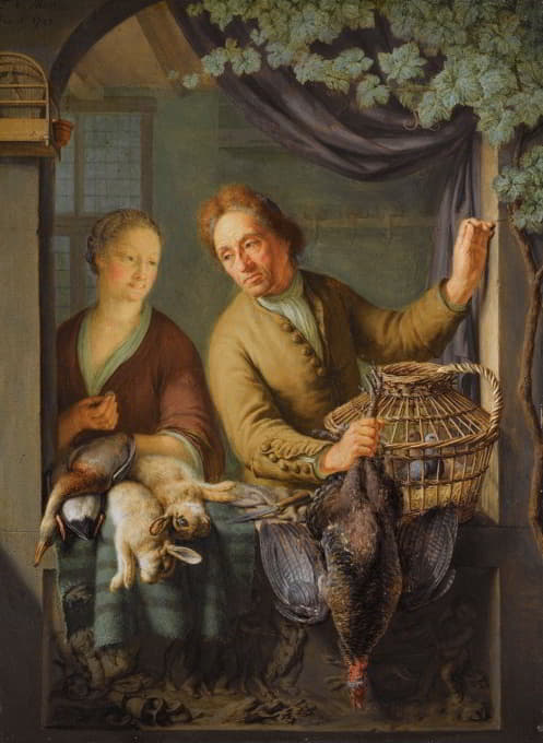 Frans Van Mieris The Younger - The Poulterer