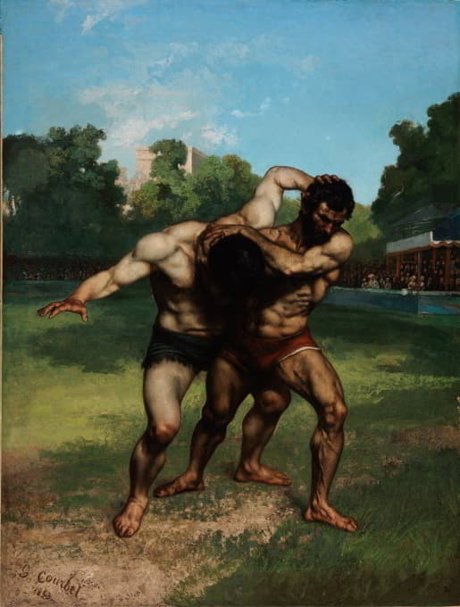 Gustave Courbet - The Wrestlers