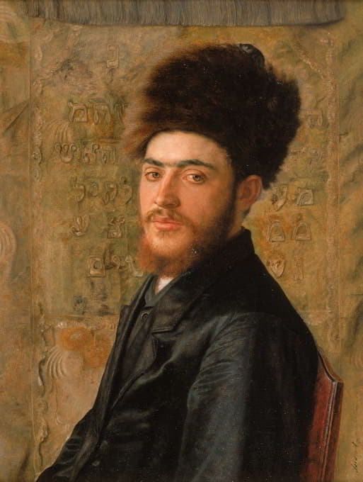 Isidor Kaufmann - Man With Fur Hat