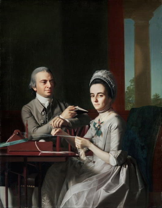 托马斯·米夫林夫妇的肖像（莎拉·莫里斯）