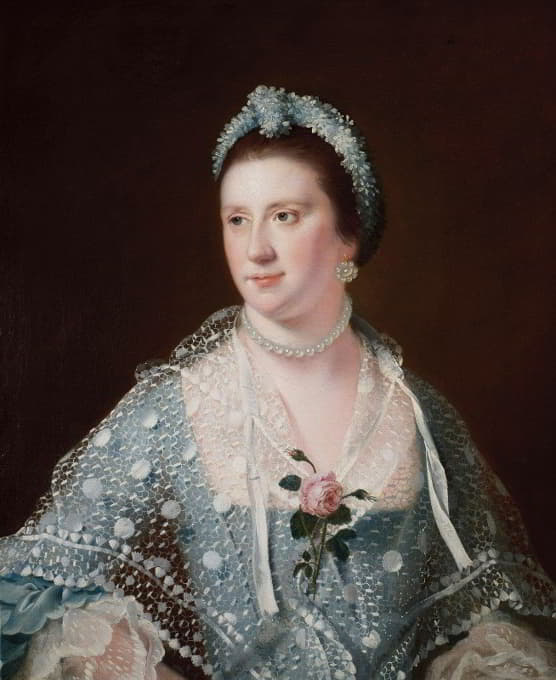 Joseph Wright of Derby - Portrait Of The Hon Mrs Boyle