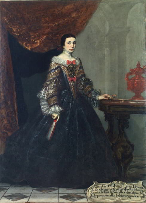 Claudio Coello - Portrait of Teresa Francisca Mudarra y Herrera