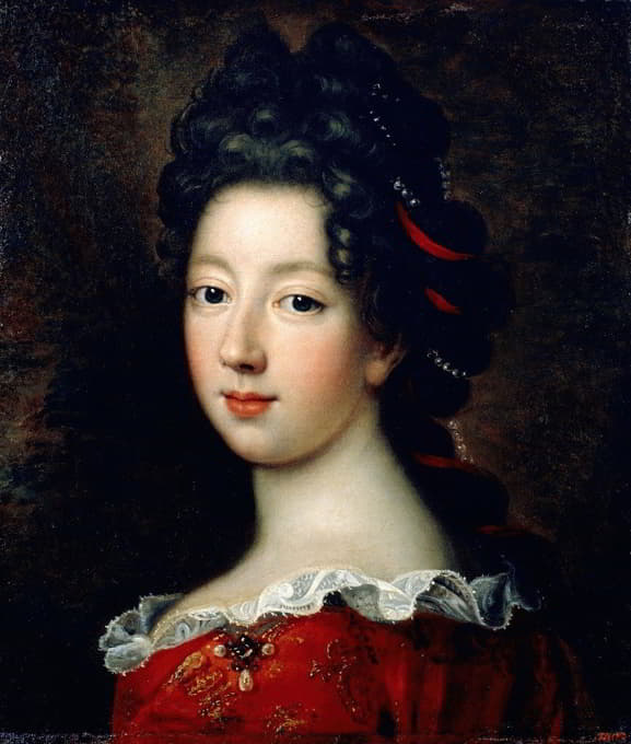 Jean-François de Troy - Louise Françoise de Bourbon, mademoiselle de Nantes