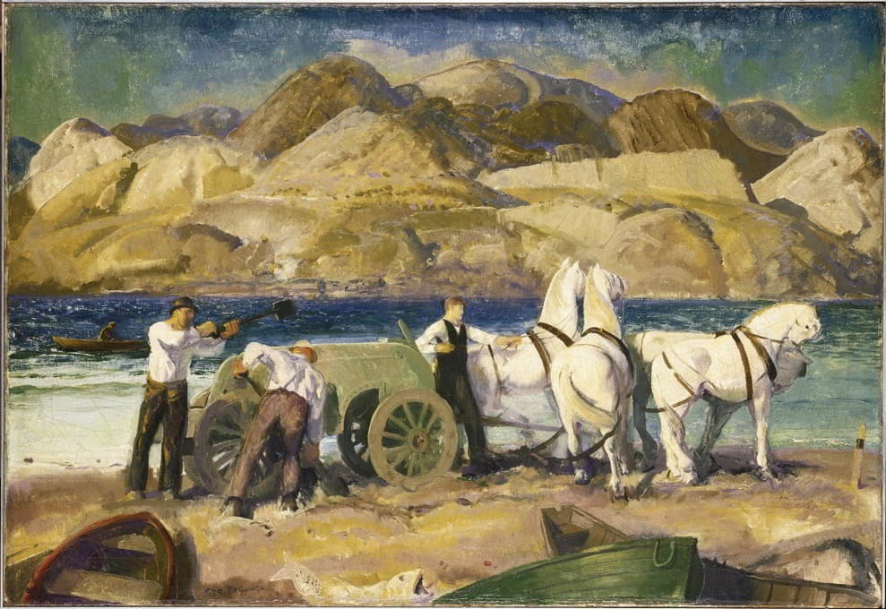 George Wesley Bellows - The Sand Cart