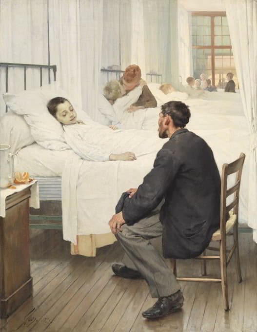 Jean Geoffroy - Visit day at the Hospital