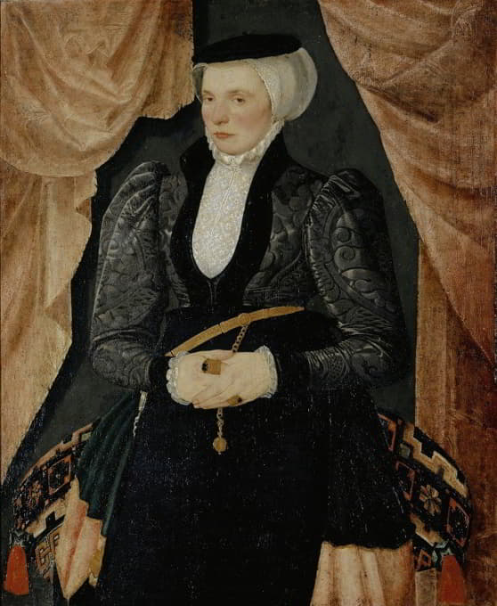Hans Bock the Elder - Portrait of Katharina Aeder, Wife of M. Hornlocher
