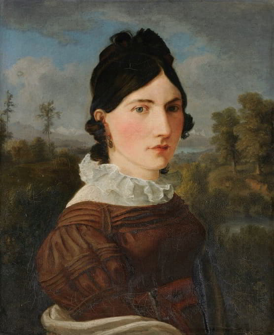 Jakob Christoph Miville - Portrait of the Artist’s Sister-in-Law, Elise Miville-Baumann