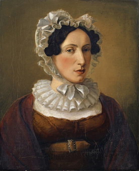 艺术家的嫂子莎乐美·米维尔·凯勒的肖像
