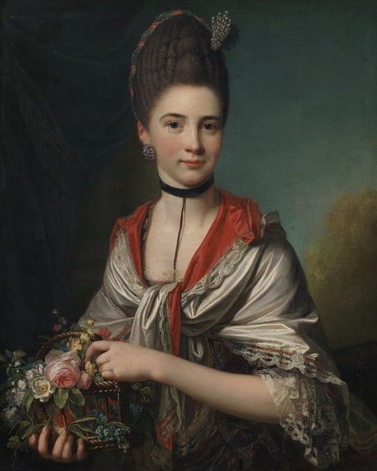 安娜·伊丽莎白·巴蒂尔肖像，née Storp