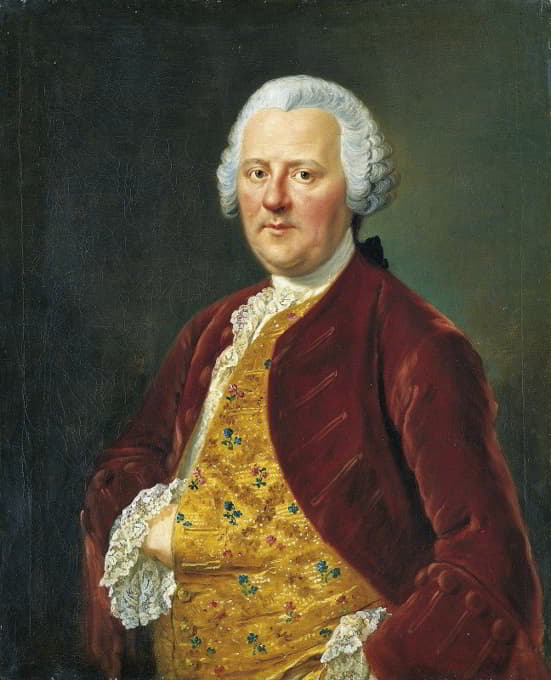 Johann Georg Ziesenis - Portrait of Johann Maximilian von Holzhausen