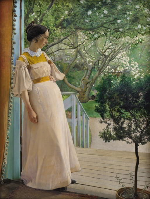 L.A. Ring - At the French Windows. The Artist’s Wife