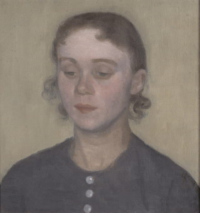 Vilhelm Hammershøi - The Artist’s Wife, Ida Hammershøi, née Ilsted