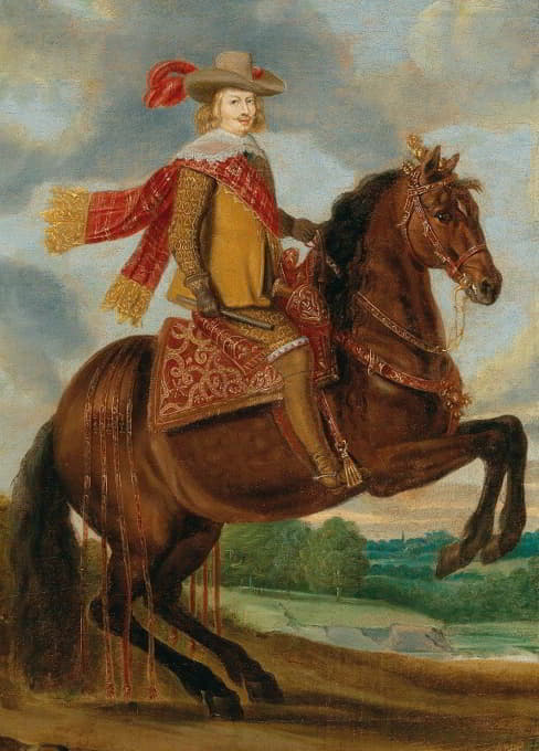 Circle of Caspar de Crayer - An Equestrian Portrait Of Cardinal-Infant Ferdinand Of Austria (1610–1641)