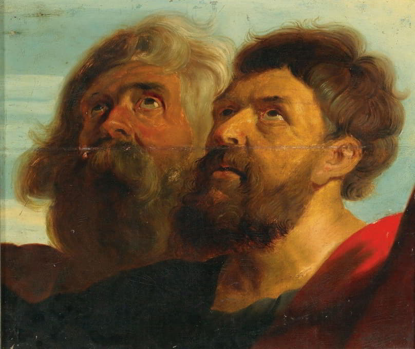 Workshop of Peter Paul Rubens - Two Male Heads