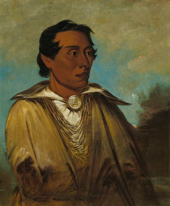 George Catlin - Kee-Án-Ne-Kuk, Foremost Man, Chief of The Tribe