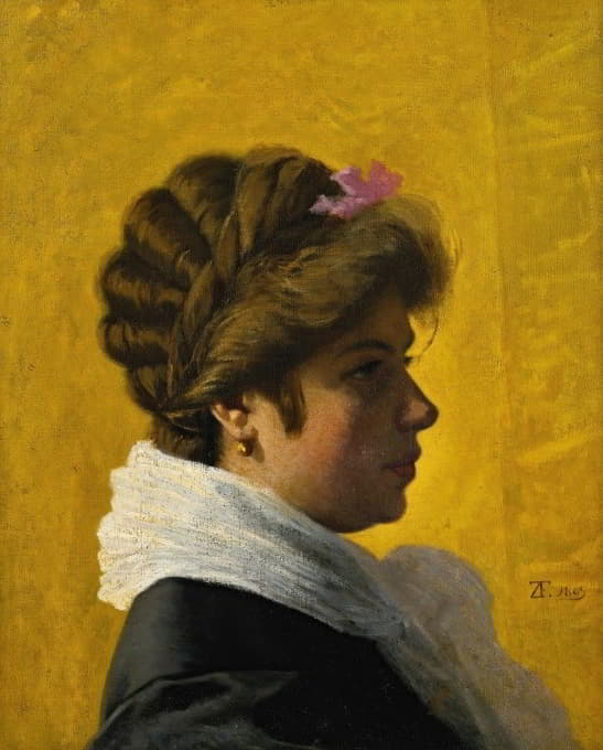 Federico Zandomeneghi - Portrait Of A Lady