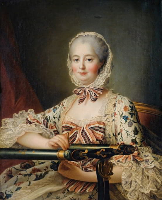 François-Hubert Drouais - Portrait of Madam de Pompadour