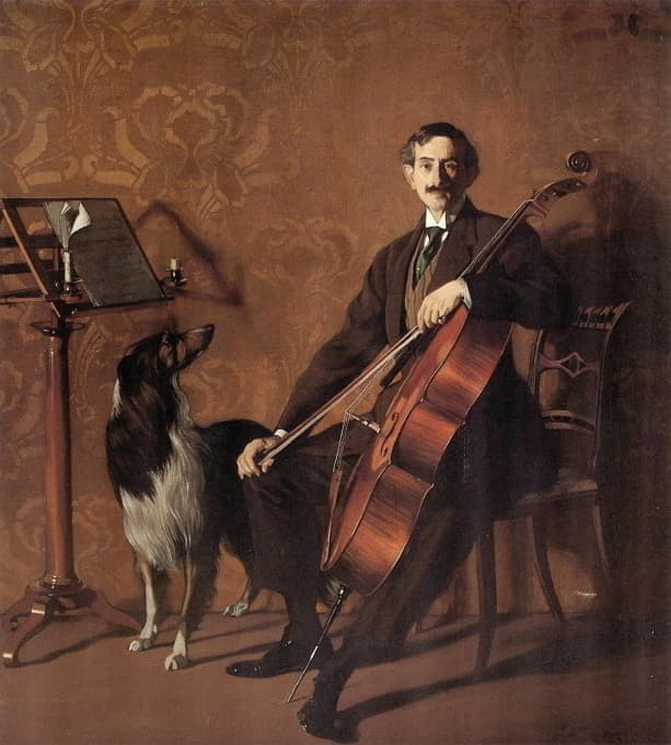 Ignacio Zuloaga - El violonchelista Juan de Azurmendi