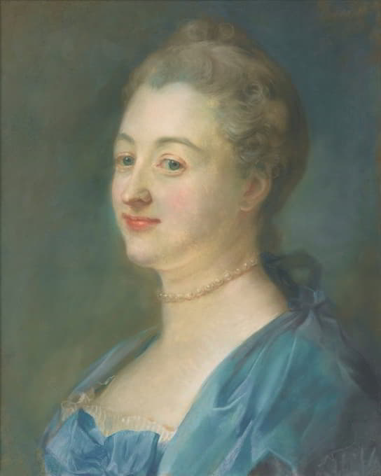 Le Moyne女士肖像，née Marie Jeanne Doru，32岁