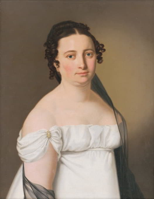Jozef Czauczik - Portrait of Mrs. Gundelfingenová