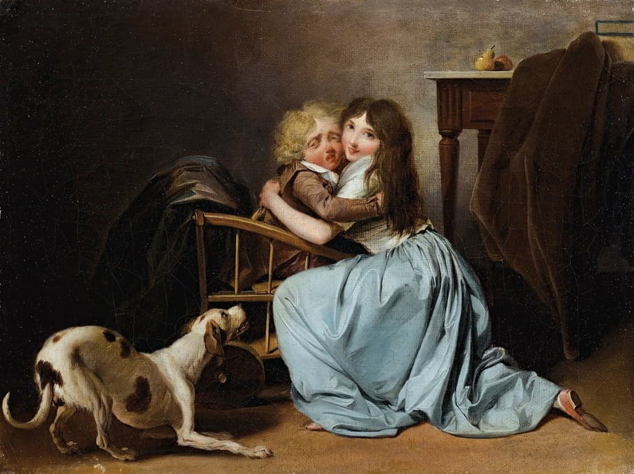 Louis Léopold Boilly - The Unfounded Fear