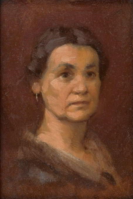 Milan Thomka Mitrovský - Portrait of Mrs. Šrobárová