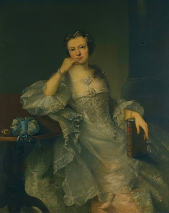 Sir Joshua Reynolds - Portrait Of Miss Bullock
