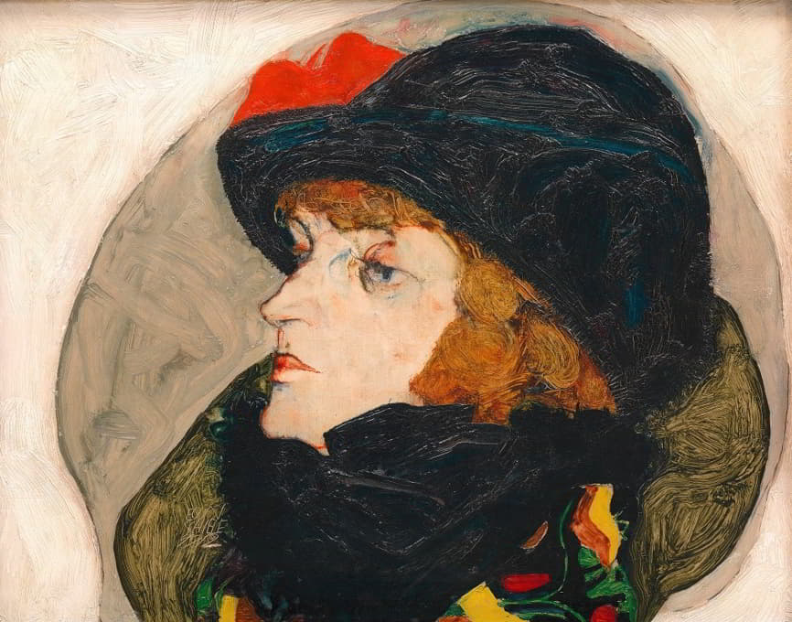 Egon Schiele - Porträt Ida Roessler