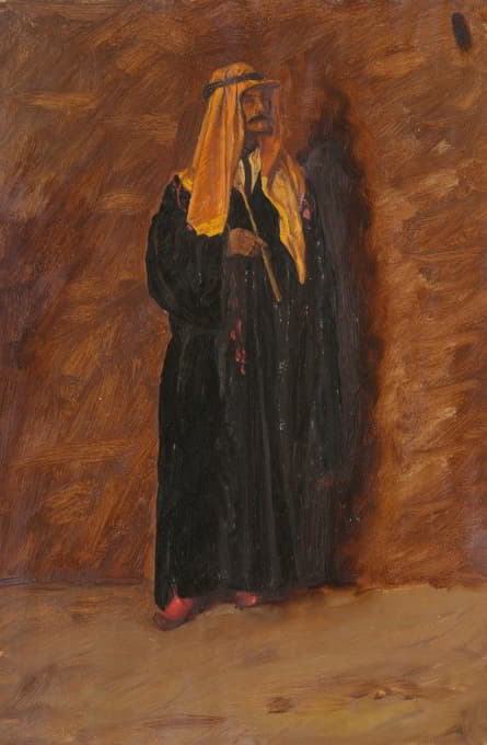 Anonymous - Study of a standing bedouin