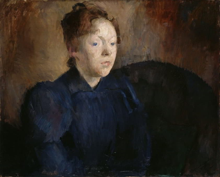 尼娜·扬森·纳格尔肖像，b.贝克尔·隆德