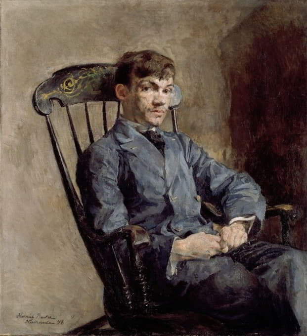 作曲家约翰·贝克尔·隆德的肖像