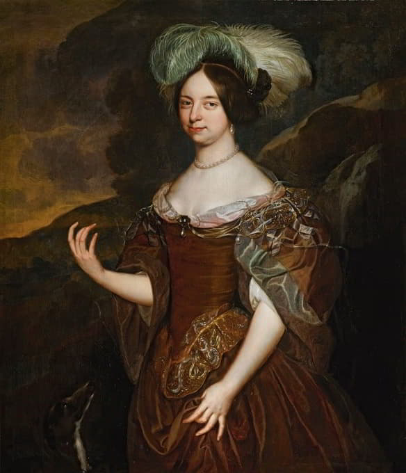 Johan de la Rocquette - Portrait of a lady