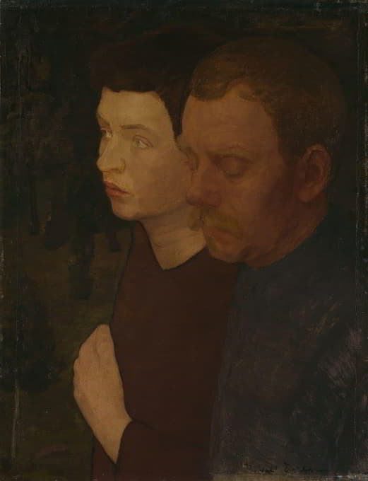 画家Oluf Wold Torne和Alfred Hauge的肖像