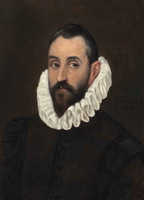 El Greco (Domenikos Theotokopoulos) - Portrait of a gentleman