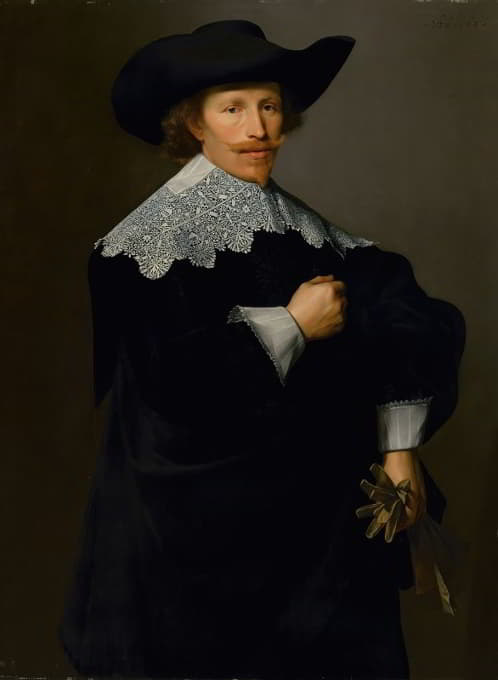 Nicolaes Eliasz. Pickenoy - Portrait of a gentleman