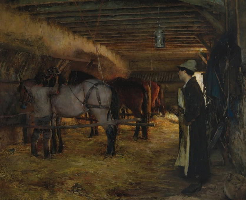 Pascal-Adolphe-Jean Dagnan-Bouveret - A stable