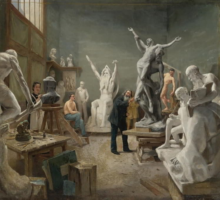 Philippe Parrot-Lecomte - The sculptor’s studio