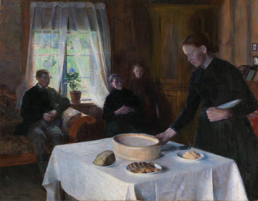 August Eiebakke - Laying the Table