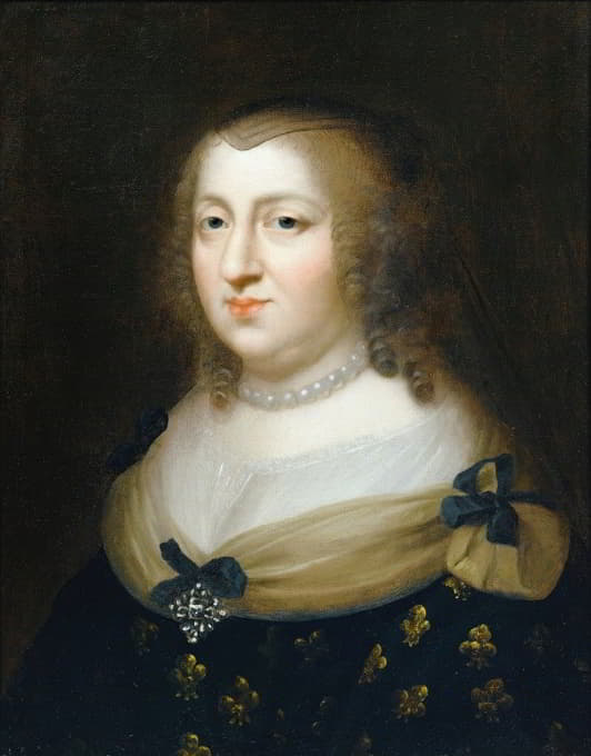 Charles Beaubrun - Portrait of Anne d’Autriche