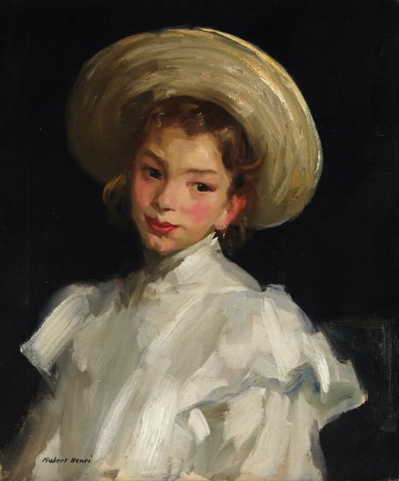 Robert Henri - Dutch girl in white