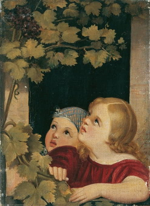 Maria Beatrice - Zwei Kinder am Fenster
