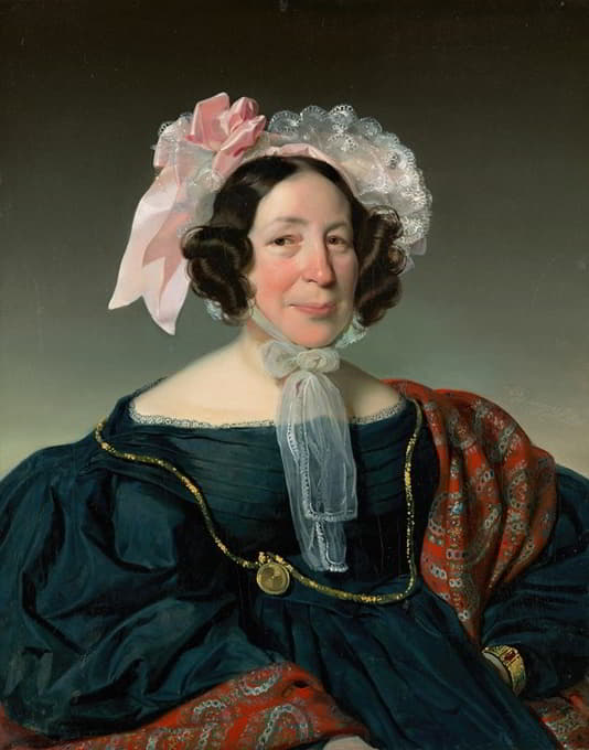 Henry Guillaume Schlesinger - Brustbild einer Wiener Bürgersfrau